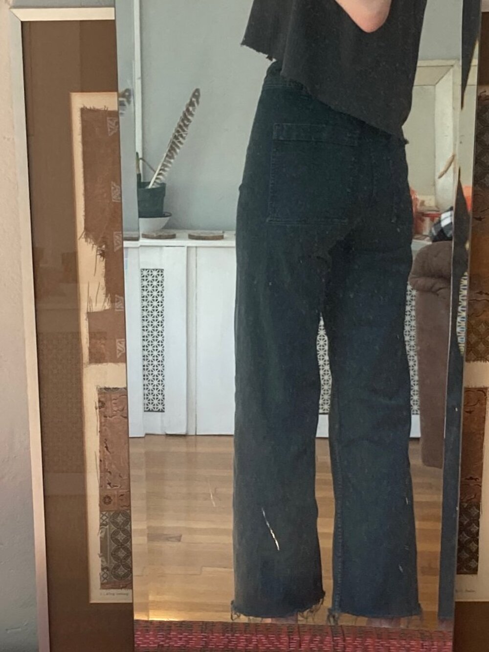Zara high-rise black jeans size 4 - Picture 2 of 7